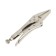 Hand tundra clamp, an elongated flat capture, with a latch, 115 mm