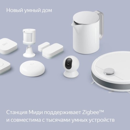 Smart column "Yandex Station MIDI", Voice Assistant Alice, 24W, Wi-Fi, BT 5.0, Pink-14