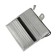Wallet, magnet, 18 pockets, 1 department for trifles, n/k gray metallic
