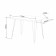 Dining table loverpool 110x60x75 cm, oak craf gold, white