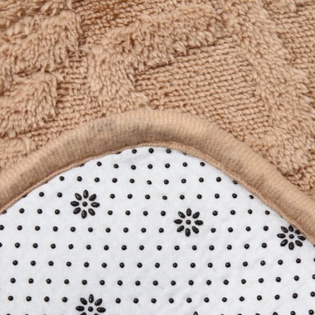 Bathroom mat Ethel "Pattern", col. Beige, 40x60 cm-5