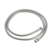 Шланг для душа Accoona A386-17, усиленный, 170 см, латунная гайка, латунный конус, хром