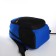 School backpack, 2 lightning departments, 3 pockets, black/blue color