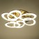 Causteen with PDU "Mons" 6xled 285W 3000-6000k gold 97x97x15 cm