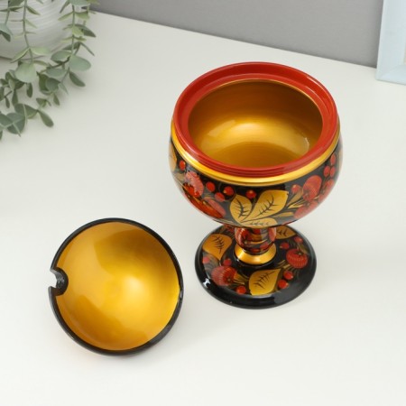 Sugar on the leg, 13x22 cm, Khokhloma-3