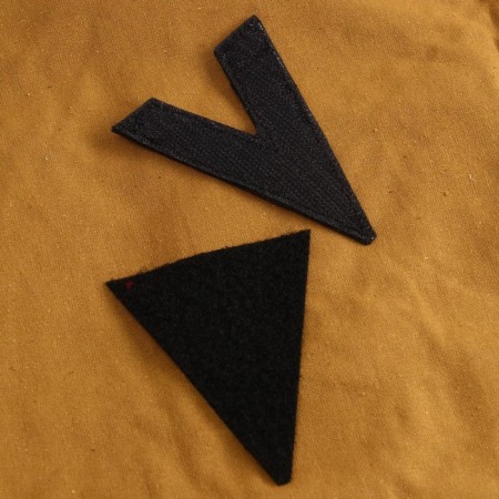 Satter-Shevron "Strength V Pravda" with Velcro, Tricolor 9 x 7 cm-2