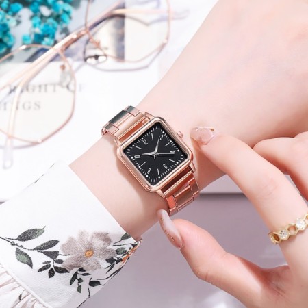 Women's watch, 2.6 x 2.6 cm, luminous-1