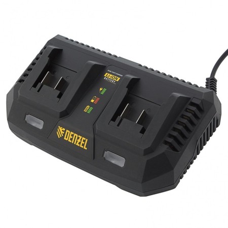 Denzel 28454 charger, for two IBC-18-3.0-2, Li-Ion, 18V, 3 A battery-2