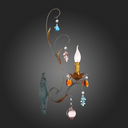 Sconces st. SL426.761.01. Joanna. 1x40 W, E14, 14x48 cm, colorful color-2