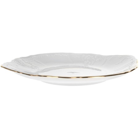 Bernadotte cake plate, decor “Gold Gold”, 27 cm-1