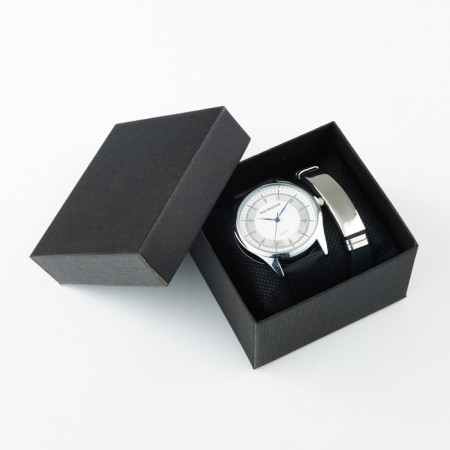 Male gift set BolingDun 2 in 1: Watch, bracelet, D-4.2 cm