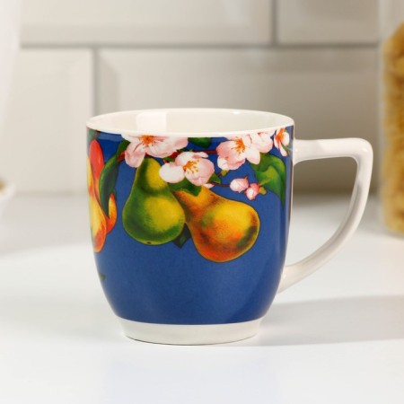 Ceramic mug “every day is full of miracles”, 250 ml, blue color-2