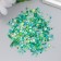 Glass beads 6/0-15/0 "Assorted Green" d = 1.5-4 mm, nr 10gr