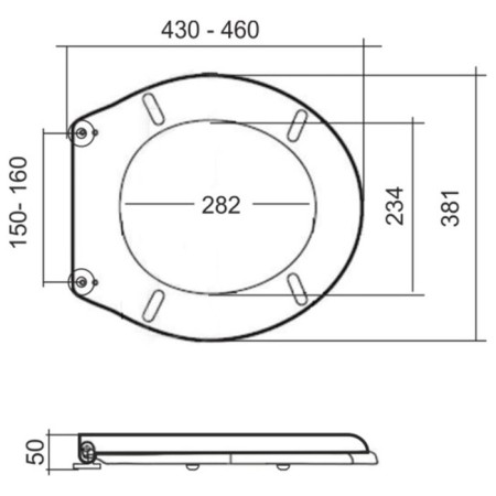 Salima toilet seat, with the "Lift" system-1