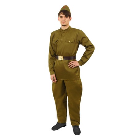 Military costume: gymnast, galve trousers, belt, cap, p. 54, height 182 cm