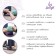 A set of massage rollers 2 in 1 sangh, 33x13 cm and 30x9 cm, purple color