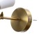 Sconces "Bianca" 1he27 40W white-gold 12x26x26 cm
