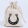 A bag for the shooting "for happiness and luck", 12 x 8 cm