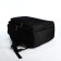 Youth backpack from textiles, 2 parts with lightning, 4 pockets, black/blue color