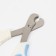 Middle scissors medium with an emphasis for a finger, 12 x 4.5 x 1.4 cm, economy, mix of flowers