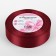 Satin tape, 25 mm × 23 ± 1 m, burgundy color # 48