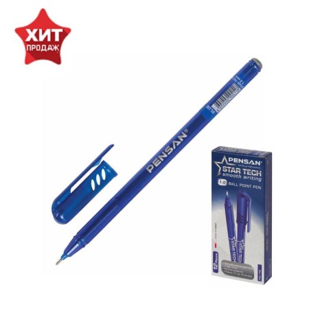 Ballpoint Pensan Pensan Star Tech, Knot-Illa 1.0 mm, blue ink