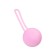 Eromantica Pansy vaginal ball, 3.5 cm, silicone, pink color