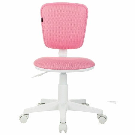 Brabix Joy MG-204W children's chair, without armrests, white plastic, pink TW-13A-1