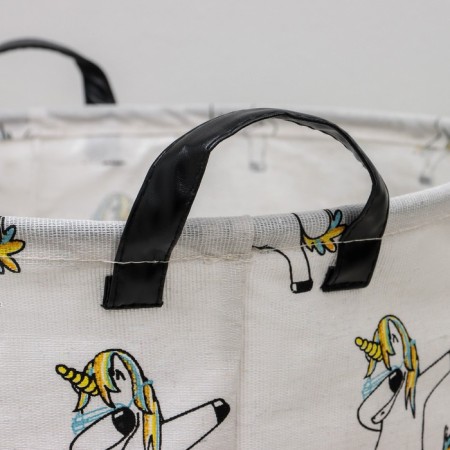 Basket Winness Textile Dolyana "Unicorns", 40 × 40 × 48.5 cm-3