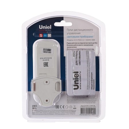 Uniel light control panel, 1 channel x 1000 watts, range of 30 m-6