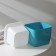 Kashpo with the insert “gloss”, 2.4 l (1.6 l), h = 13.5 cm, the color is turquoise