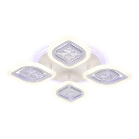 LED ceiling LED with Ambrella Light, Ice, FA280, 4XLED, 69 W, 5175LUM, 3000-6400K, white color.