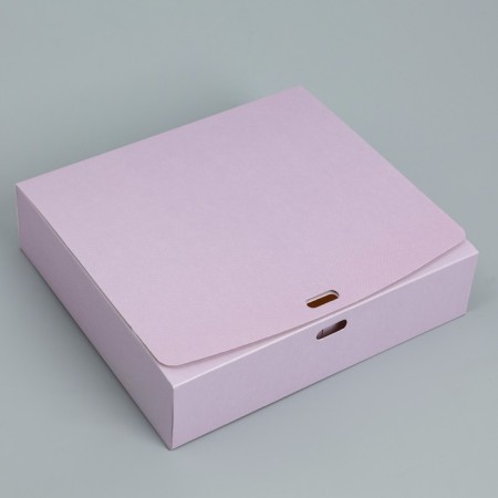 Gift folding box, packaging, "lavender", 20 x 18 x 5 cm, without tape-2