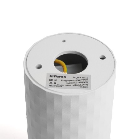 Ceiling light Feron ML187, IP20, GU10, 35 W, 55x55x100 mm, white color-7