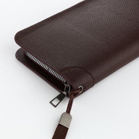 Pearl husband 21.5*11*3 cm, 3 departure, d/cards, d/coins, on lightning, brown-3