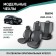 Autoshekhli for Toyota RAV4 (XA30), 2005-2013, black eco-leather/suede black rhombus