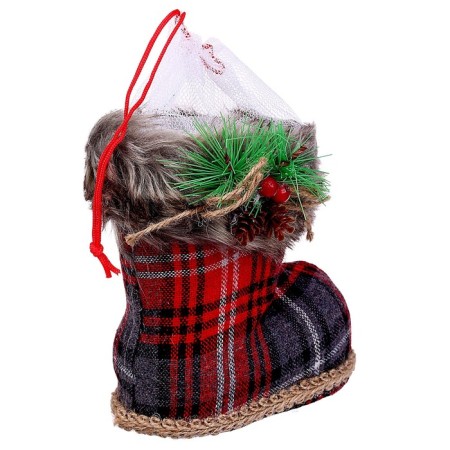Candlest "Boot", Cage, Color Red-4