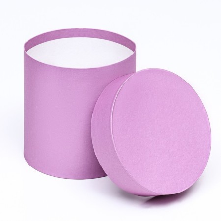 A set of round gift boxes 5 in 1 "Powder", 20 × 20 × 20–13.5 × 13.5 × 13.5 cm-4