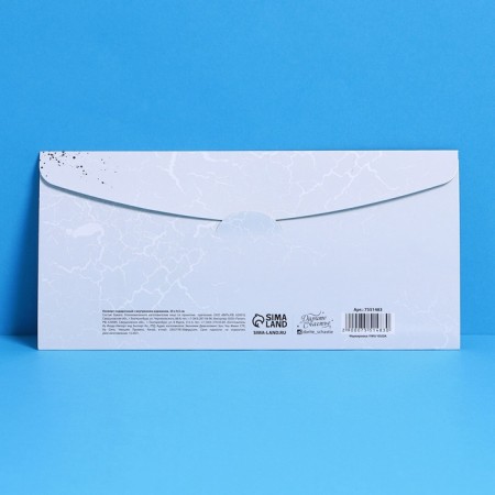 Gift envelope with the inner pocket "Find the Heights", machine, 20 × 9.5 cm-6