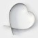 The form of the cupcakes “Heart”, with an adjustable size: 14.5-26.5 cm, chrome-colored color