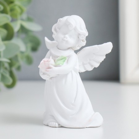 Souvenir Polystone "Baby Angel" Snow White Mix 4.5x3.5x8 cm-2