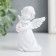 Souvenir Polystone "Baby Angel" Snow White Mix 4.5x3.5x8 cm
