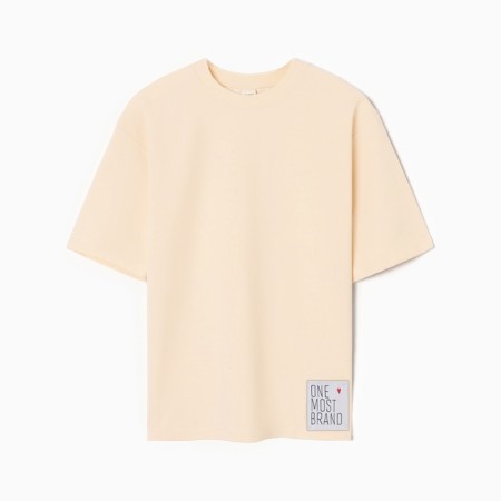 T -shirt Women's oversize Minaku: One Most Brand Milk color, size 42-6