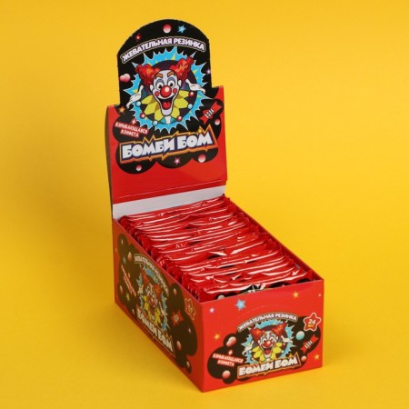 Candy exploding "bombing", cola, with chewing elastic band, 3 g-1