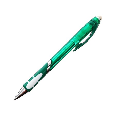 Ballic handle with erased ink, line 0.8 mm, automatic, blue rod, tinted body with a rubber holder-4