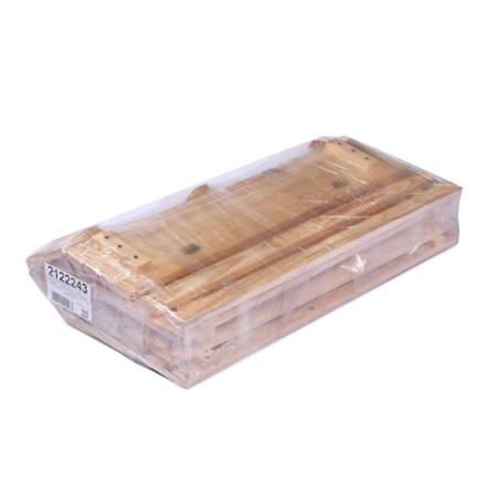 Sandbone is a nursery wooden, with a lid, 100 × 100 × 18 cm, without painting, benches (2 pcs.), Greengo-15