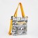 SCOPER with lightning, external pocket, white/yellow color