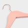 Shoulders - a hanger with a crossbar LadoM Rose Gold, covered with velvet, size 44.5 × 1.2 × 23 cm, 2pcs