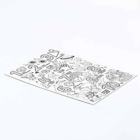 Magnet coloring reusable "numbers", 21 × 29.7 cm-2