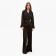 Women's costume (jacket, trousers) minku: Silk pleasure color black, size 48